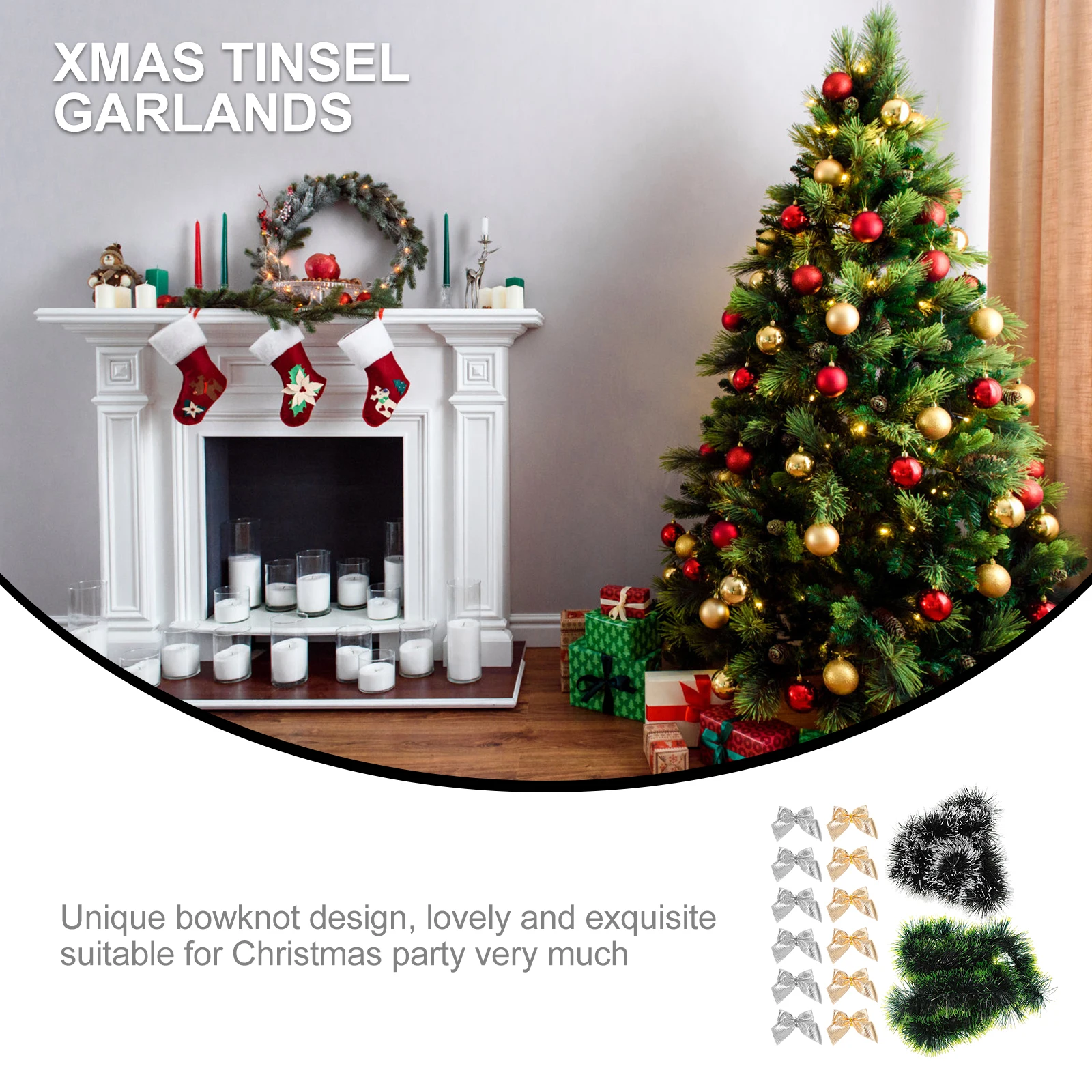 2pcs Christmas Tinsel Garlands Super Long Snow Frost Pine Decorative Garland Holiday Home Party Xmas Tree Embellishment Dark
2pcs Christmas Tinsel Garlands Super Long Snow Frost Pine Decorative Garland Holiday Home Party Xmas Tree Embellishment Dark