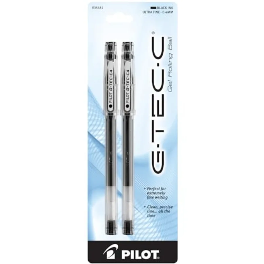 G-Tec-C Gel Ink Rolling Ball Pens, 0.4mm,, 2-Pack (35481
G-Tec-C Gel Ink Rolling Ball Pens, 0.4mm,, 2-Pack (35481
