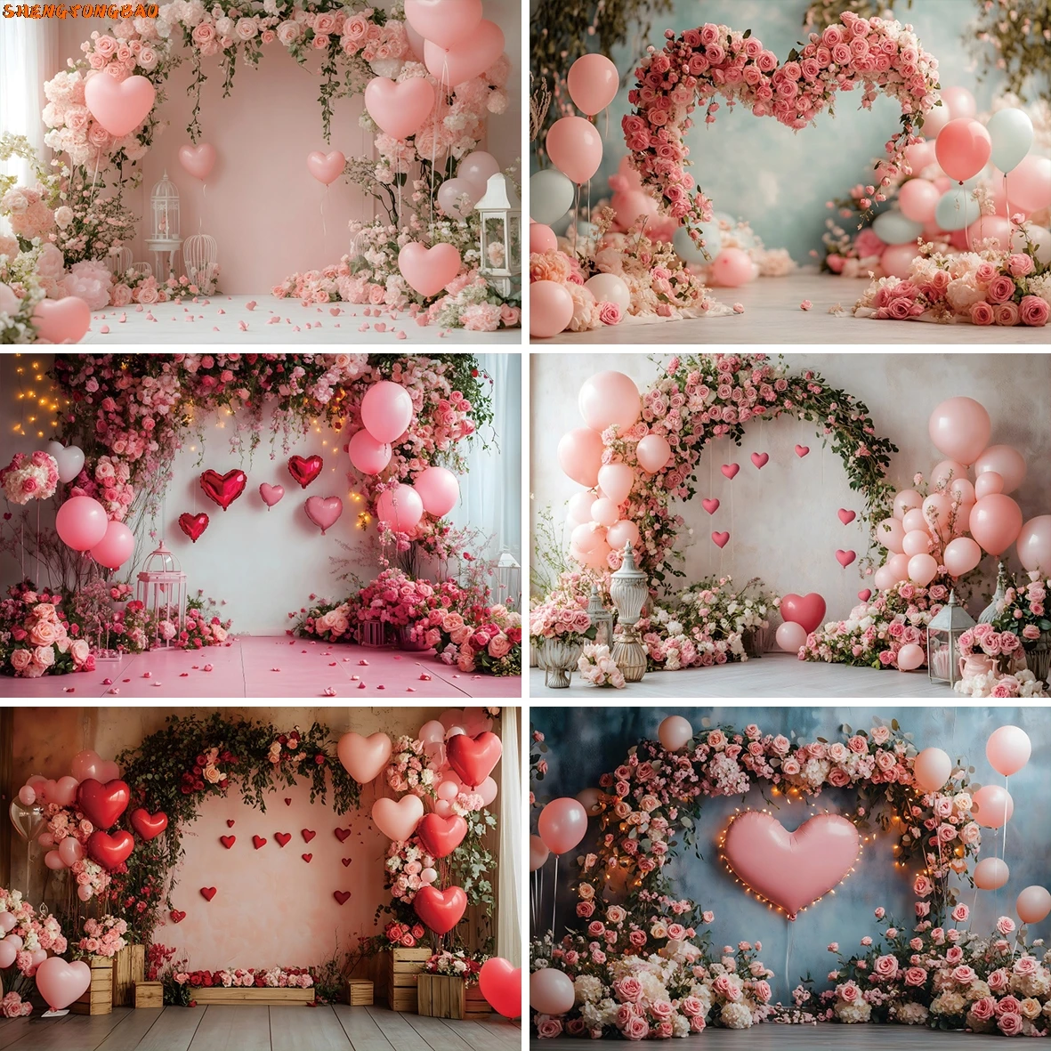 Valentine's Day Wedding Photography Background Love Heart Balloon Red Rose Arch Flower Bridal Shower Portrait Photocall Backdrop
Valentine's Day Wedding Photography Background Love Heart Balloon Red Rose Arch Flower Bridal Shower Portrait Photocall Backdrop