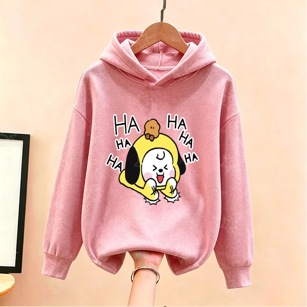 Cute BT21 Character Printed Kids Hoodie with Music Elements, Fashionable and Comfortable Children's Hooded Sweatshirt
Cute BT21 Character Printed Kids Hoodie with Music Elements, Fashionable and Comfortable Children's Hooded Sweatshirt