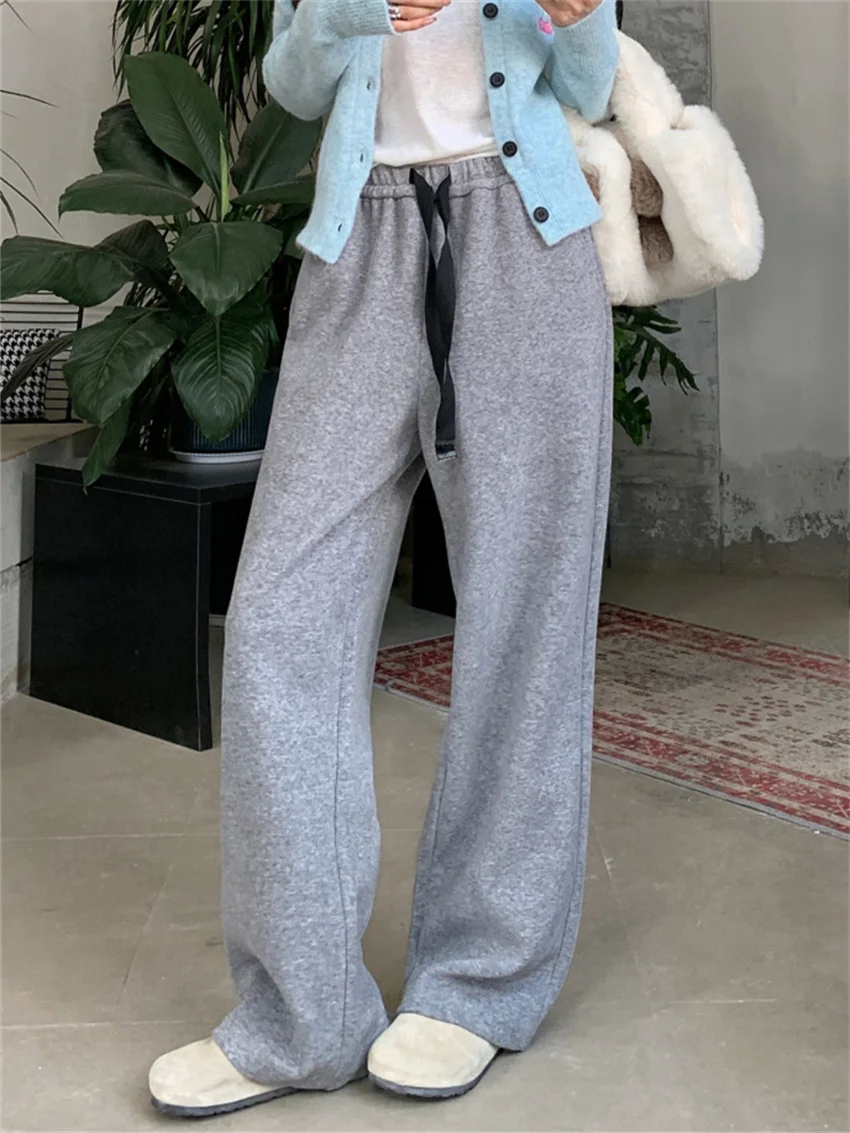 Alien Kitty Knitted Pants Women Loose Daily Thicken Winter All Match Straight Wide Leg Casual Solid Office Lady Slim New
Alien Kitty Knitted Pants Women Loose Daily Thicken Winter All Match Straight Wide Leg Casual Solid Office Lady Slim New