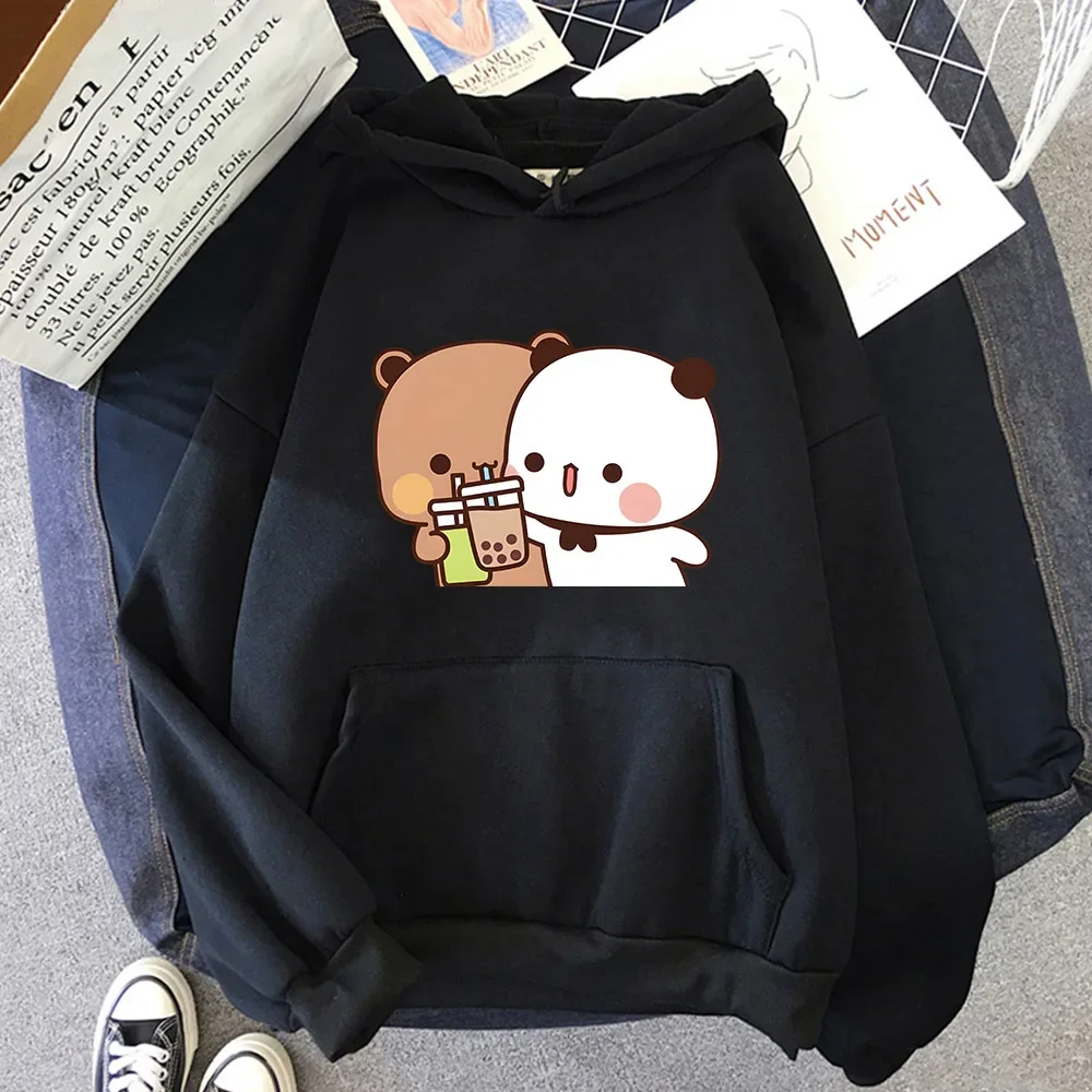 BuBu Sharing Drink with Her Love DuDu Hoodie Kawaii Panda Bear Print Sweatshirts Long Sleeve Pullovers Women Clothing Men Casual 
BuBu Sharing Drink with Her Love DuDu Hoodie Kawaii Panda Bear Print Sweatshirts Long Sleeve Pullovers Women Clothing Men Casual
