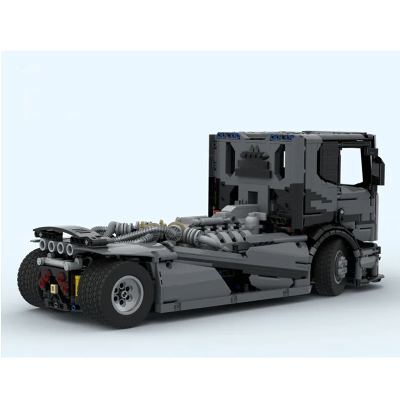MOC-262676 Gray New Semi-Truck Building Block Model, 2638Parts, Creative Christmas Building Block Toy Gift for Boys and Children
MOC-262676 Gray New Semi-Truck Building Block Model, 2638Parts, Creative Christmas Building Block Toy Gift for Boys and Children