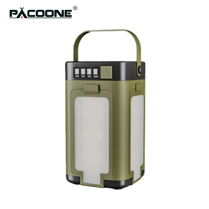 PACOONE Foldable 4-Leaf Camping Lantern Solar Rechargeable Large Capacity Multifunctional Outdoor Portable Emergency Light
PACOONE Foldable 4-Leaf Camping Lantern Solar Rechargeable Large Capacity Multifunctional Outdoor Portable Emergency Light
