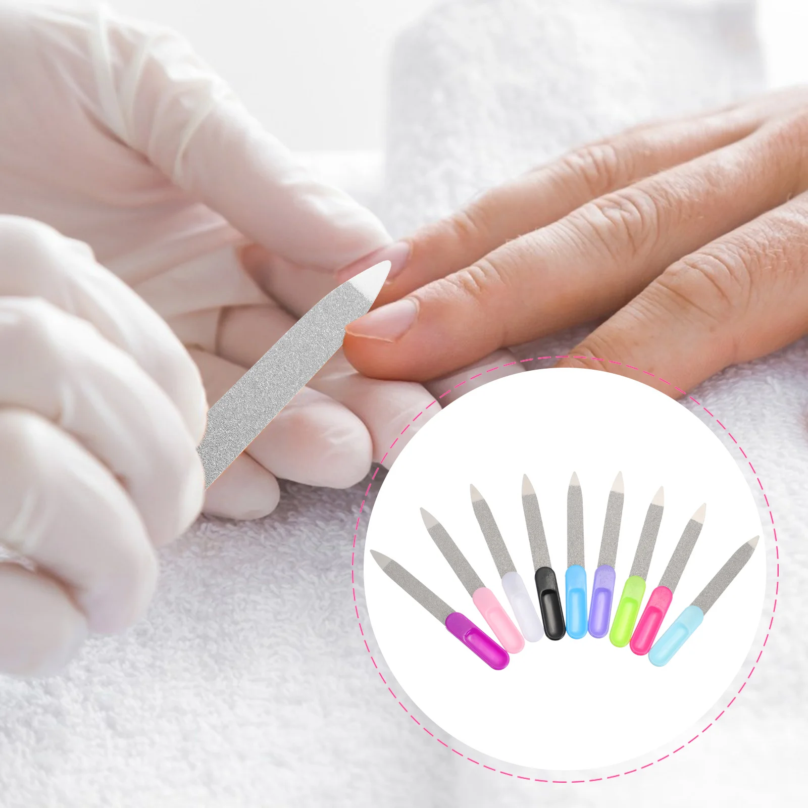 27Pcs Stainless Steel Nail Files Finish Nail Buffer for Natural Artificial Acrylic Nails Manicure Care Kit
27Pcs Stainless Steel Nail Files Finish Nail Buffer for Natural Artificial Acrylic Nails Manicure Care Kit