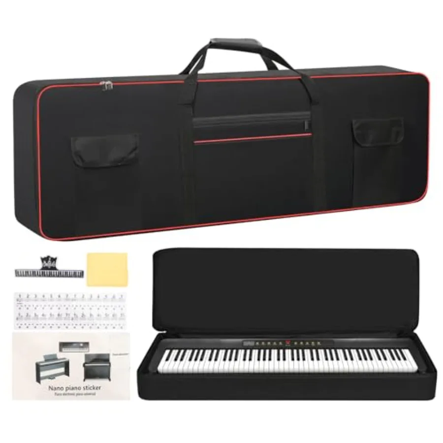 board Case Inner dimension: (55.1"*17.1"*6.7" digital piano board carrying travel case Gig thickened waterproof foldable 600D O
board Case Inner dimension: (55.1"*17.1"*6.7" digital piano board carrying travel case Gig thickened waterproof foldable 600D O