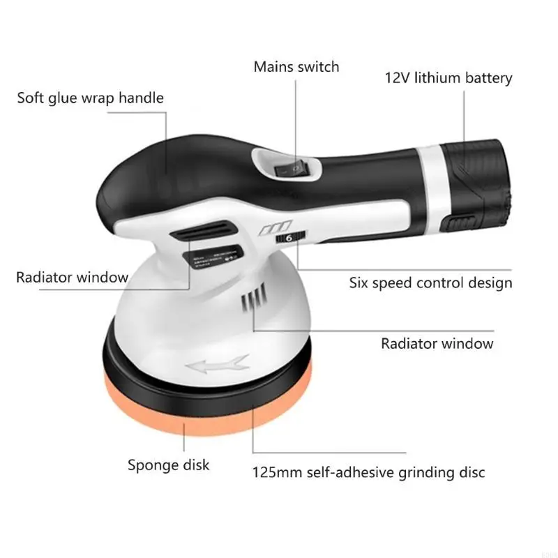 Electric Polishing Machine Cordless Battery Powered Polisher Mini Automotive
Electric Polishing Machine Cordless Battery Powered Polisher Mini Automotive