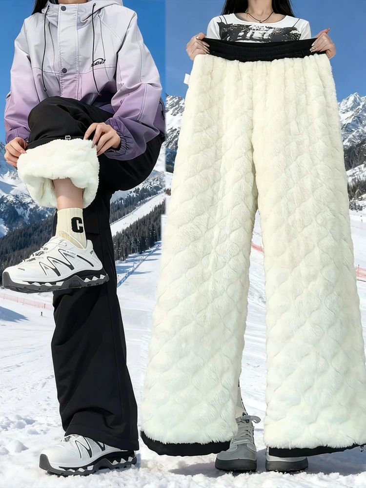 Heavy Du Winter Trousers Men's Fce Lined Thiened Lamb Velvet Skiing Tee Proof Cold Resistant Casual Pants Warm Polye...
Heavy Du Winter Trousers Men's Fce Lined Thiened Lamb Velvet Skiing Tee Proof Cold Resistant Casual Pants Warm Polye...