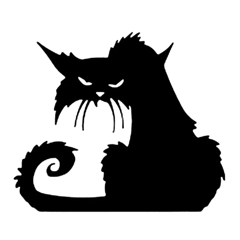 Funny Cat Reflective Car Sticker KK Vinyl Decal Silver/black for Auto Car Styling Decoration Sunscreen Waterproof 14cm*12cm
Funny Cat Reflective Car Sticker KK Vinyl Decal Silver/black for Auto Car Styling Decoration Sunscreen Waterproof 14cm*12cm