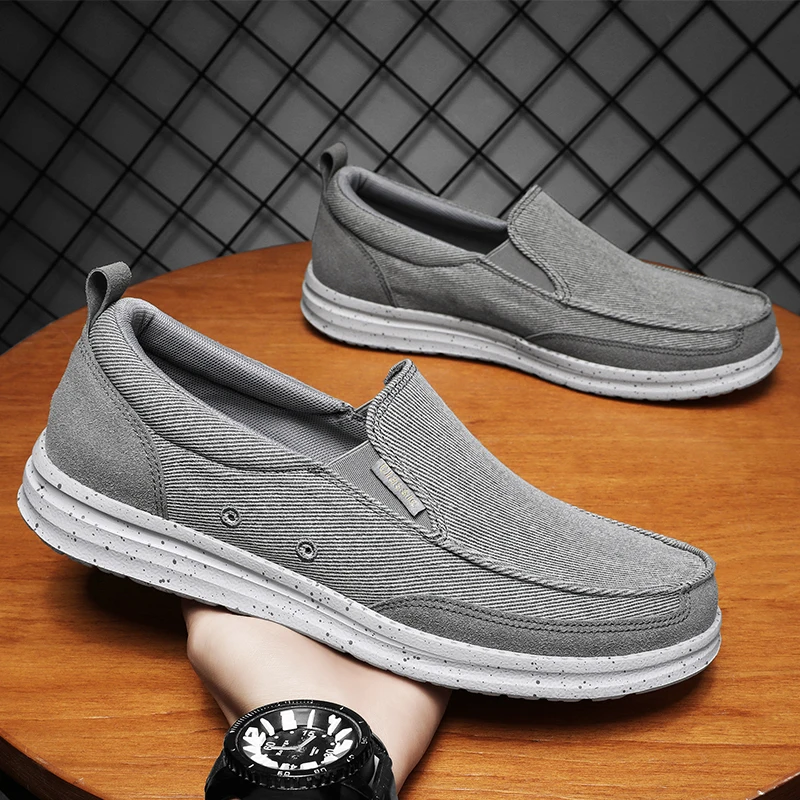 New Men's Canvas Shoes Breathable Casual Shoes Luxury Brand Men Loafers Lightweight Boat Shoes Outdoor Vulcanize Shoes Sneakers
New Men's Canvas Shoes Breathable Casual Shoes Luxury Brand Men Loafers Lightweight Boat Shoes Outdoor Vulcanize Shoes Sneakers