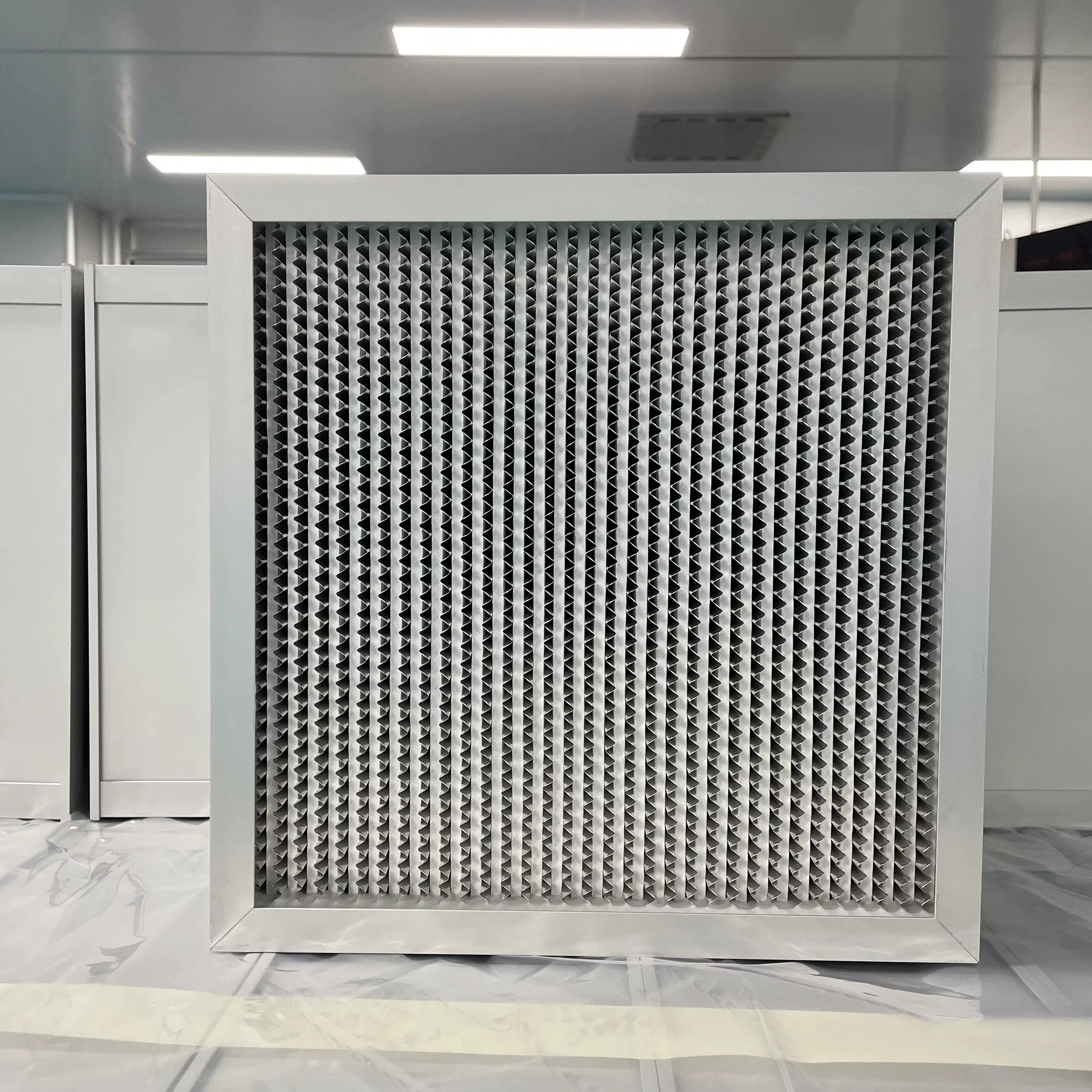 100 Class Clean Room High Efficiency Filter Air Filter Box Hepa Filter Box for Hvac 400cfm
100 Class Clean Room High Efficiency Filter Air Filter Box Hepa Filter Box for Hvac 400cfm