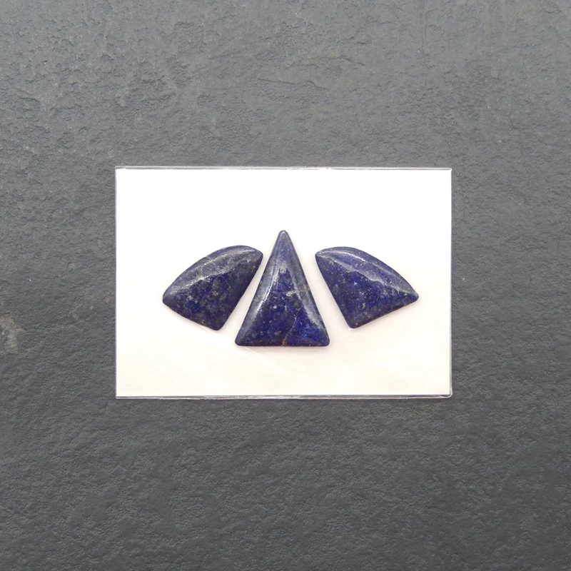 3PCS Natural Lapis Lazuli Geometric Jewelry Components Deep Blue Gemstone with Pyrite Inclusions for Artisanal Craft22x18x3mm-4g
3PCS Natural Lapis Lazuli Geometric Jewelry Components Deep Blue Gemstone with Pyrite Inclusions for Artisanal Craft22x18x3mm-4g