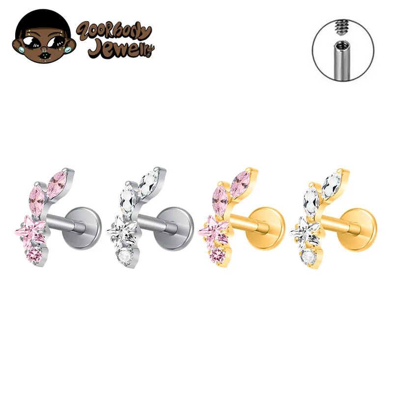 ASTM F136 Titanium Constellation Star Conch Piercing Internal Thread Lip Labret Tragus Helix Conch Piercing Lip Nose Body
ASTM F136 Titanium Constellation Star Conch Piercing Internal Thread Lip Labret Tragus Helix Conch Piercing Lip Nose Body
