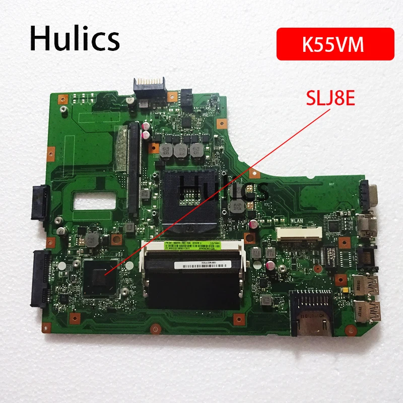 Hulics Used Laptop Motherboard For ASUS K55VM K55VJ A55V Main Board REV:2.0 SLJ8E
Hulics Used Laptop Motherboard For ASUS K55VM K55VJ A55V Main Board REV:2.0 SLJ8E