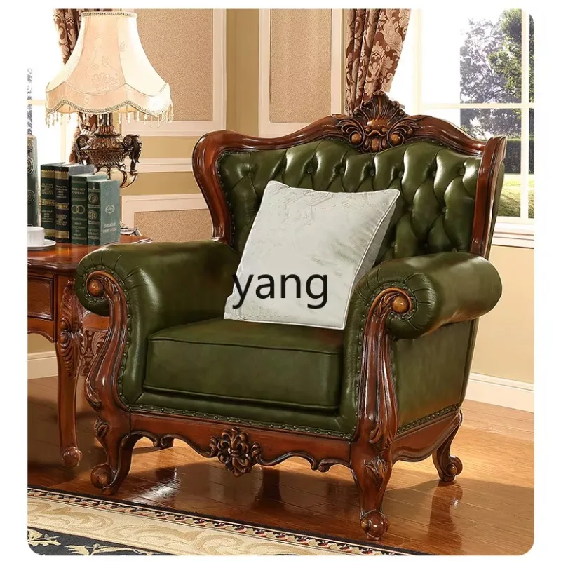 LTT American leather sofa home living room retro first-layer cowhide sofa European solid wood sofa
LTT American leather sofa home living room retro first-layer cowhide sofa European solid wood sofa