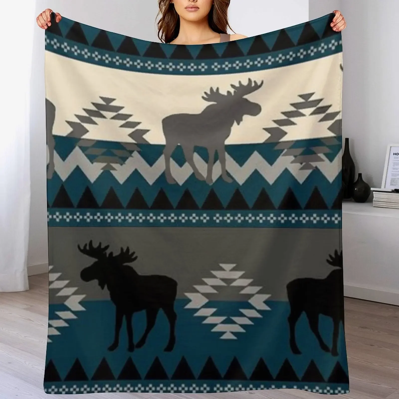 Moose Design Throw Blanket Decorative Sofa Bed covers Winter beds Soft Blankets
Moose Design Throw Blanket Decorative Sofa Bed covers Winter beds Soft Blankets