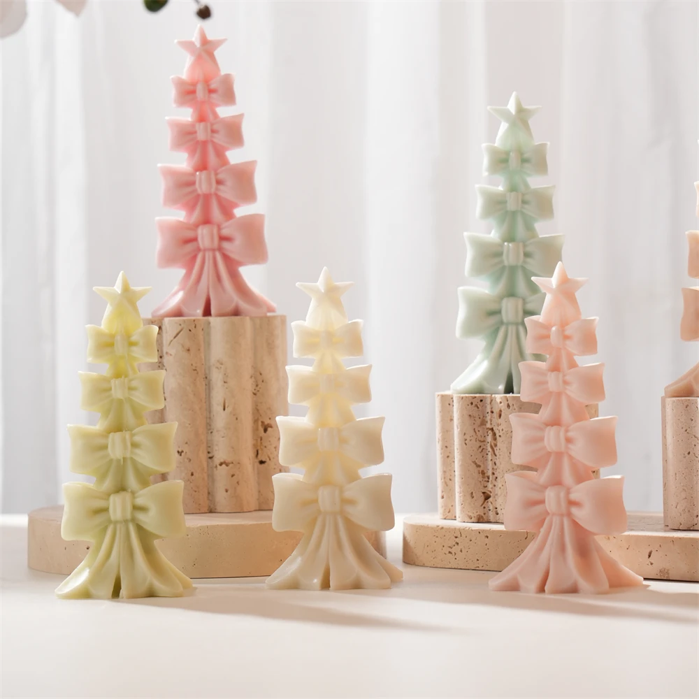 Christmas Bowknot Tree Silicone Mold Bow Tree Candle Mold to Making Scented Gifts Home Decor Table Decor Winter Decorations
Christmas Bowknot Tree Silicone Mold Bow Tree Candle Mold to Making Scented Gifts Home Decor Table Decor Winter Decorations