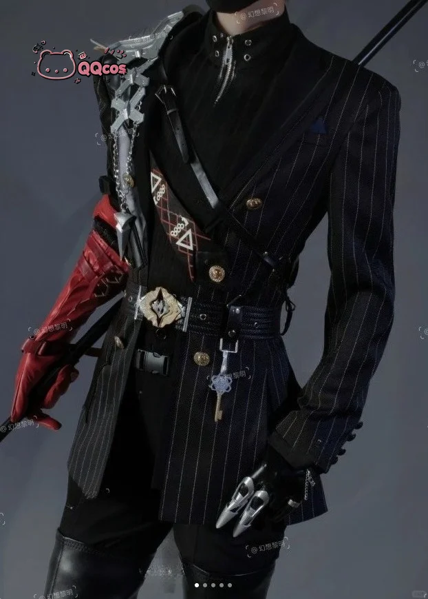 QQcos Camille Game Cosplay Series: Arknights Endfield Camille Black Formal Outfit Cosplay Costume Game Anime Full Set Men Outfit
QQcos Camille Game Cosplay Series: Arknights Endfield Camille Black Formal Outfit Cosplay Costume Game Anime Full Set Men Outfit