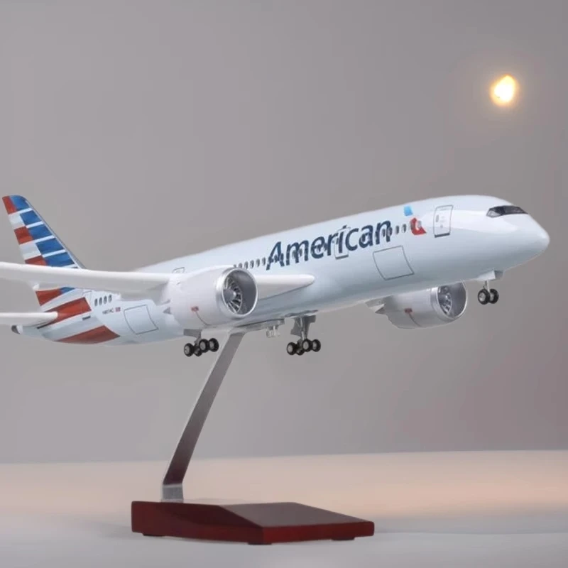 1:130 43cm airplane kids toys B787 Dreamliner Aircraft American Airlines Model W Light and Wheel Diecast Resin Toy Planes
1:130 43cm airplane kids toys B787 Dreamliner Aircraft American Airlines Model W Light and Wheel Diecast Resin Toy Planes