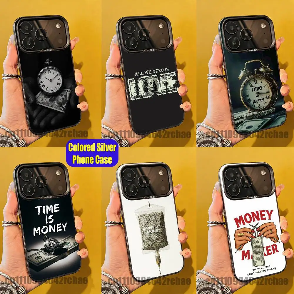 For Time is Money Dollar ART Phone Case iPhone 14,16,12,15,13,17,11,E,Pro,Max,Plus,Air,Mini Colored Silver Shell
For Time is Money Dollar ART Phone Case iPhone 14,16,12,15,13,17,11,E,Pro,Max,Plus,Air,Mini Colored Silver Shell