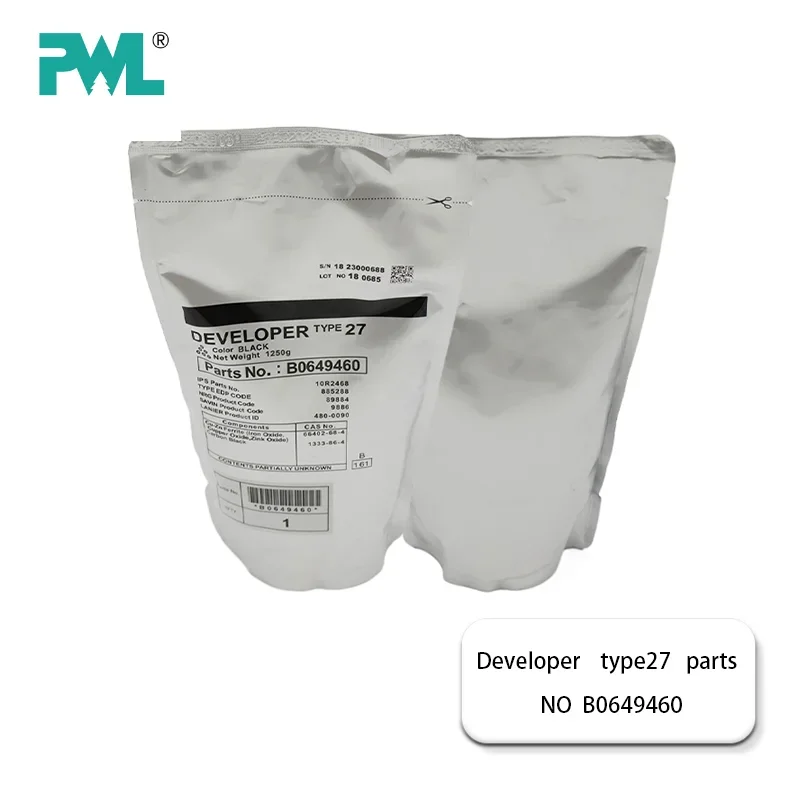 B0649460 1250g 1 шт. тип 27 порошок разработчика для Ricoh тип 27 Aficio MP 9000 1100 1350 MP9000 MP1100 MP1350 запасные части для копировального аппарата
B0649460 1250g 1 шт. тип 27 порошок разработчика для Ricoh тип 27 Aficio MP 9000 1100 1350 MP9000 MP1100 MP1350 запасные части для копировального аппарата