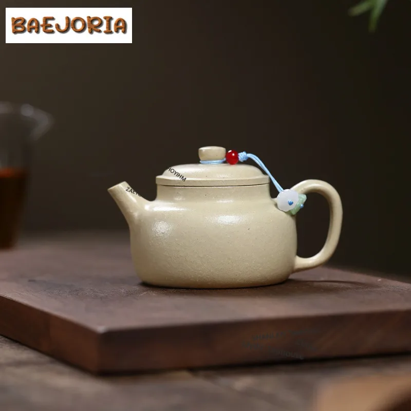 130ml High-end Yixing Purple Clay Teapots Handmade De Zhong Pot Raw Ore Motoyama Green Mud Kettle Chinese Zisha Tea Set Craft
130ml High-end Yixing Purple Clay Teapots Handmade De Zhong Pot Raw Ore Motoyama Green Mud Kettle Chinese Zisha Tea Set Craft