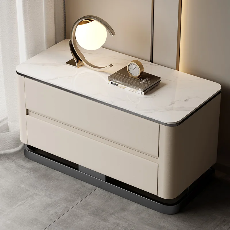 Modern Luxury Bedside Table Style Elegant Design Minimalist Night Table Drawers Storage Mesitas De Noche Bedroom Furniture
Modern Luxury Bedside Table Style Elegant Design Minimalist Night Table Drawers Storage Mesitas De Noche Bedroom Furniture