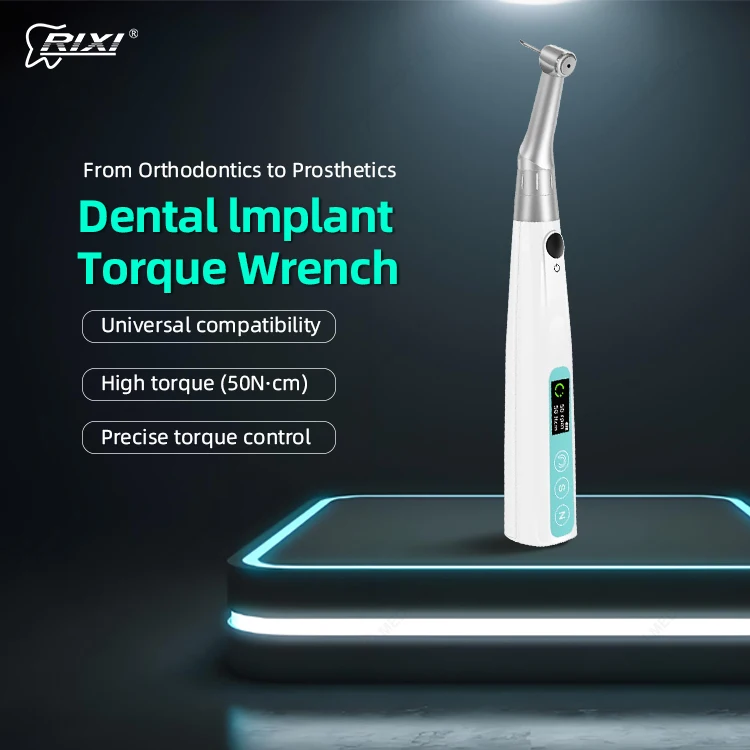 RIXI Dental Implant Torque Wrench LCD Digital Display Torque Control Dental Endodontic Tool Universal Compatibility Dentist Tool
RIXI Dental Implant Torque Wrench LCD Digital Display Torque Control Dental Endodontic Tool Universal Compatibility Dentist Tool