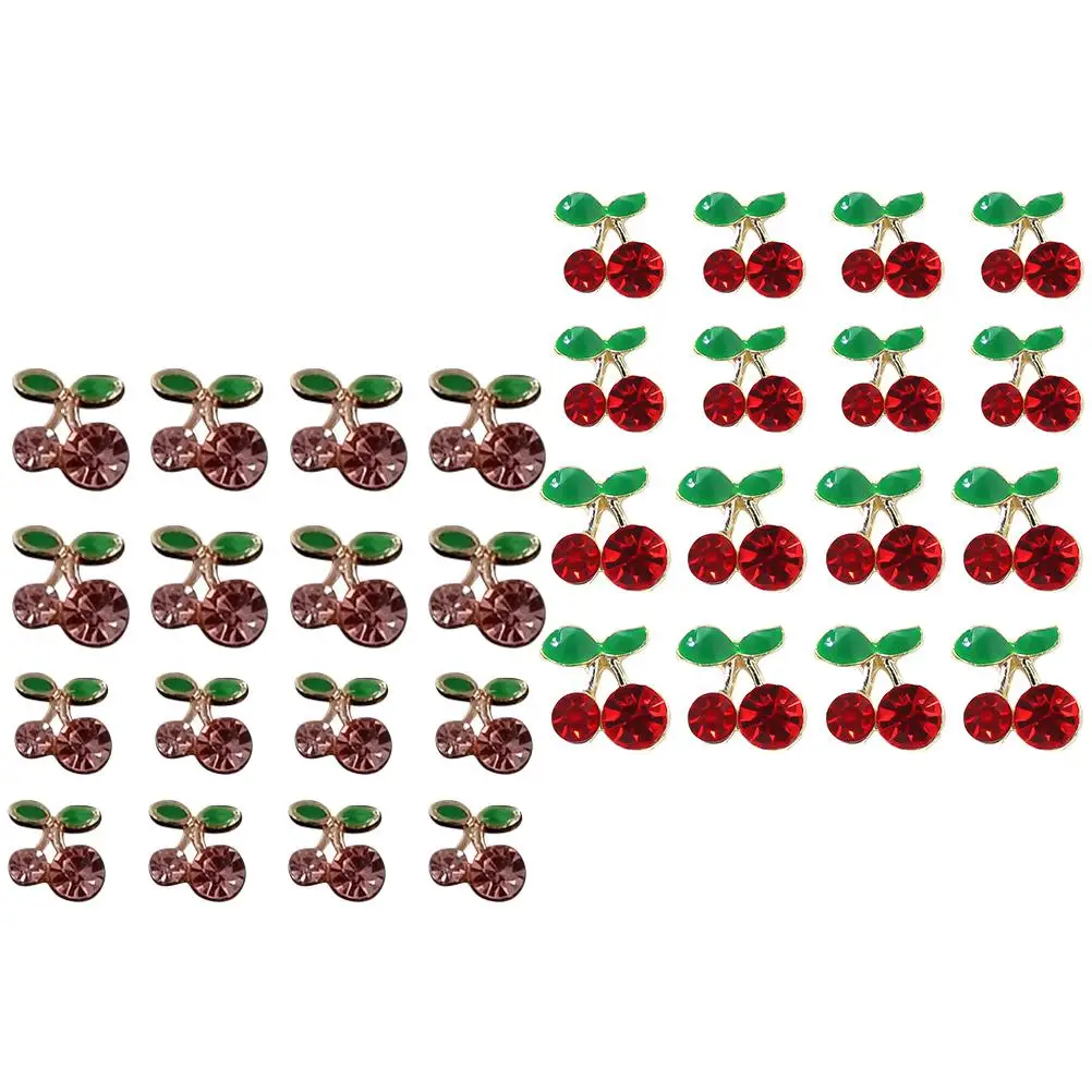 32pcs Nail Alloy Cherry Charms Decor Studs Rhinestone Jewelry for Women Nails Fake Manicure DIY Supplies Nail Gems
32pcs Nail Alloy Cherry Charms Decor Studs Rhinestone Jewelry for Women Nails Fake Manicure DIY Supplies Nail Gems