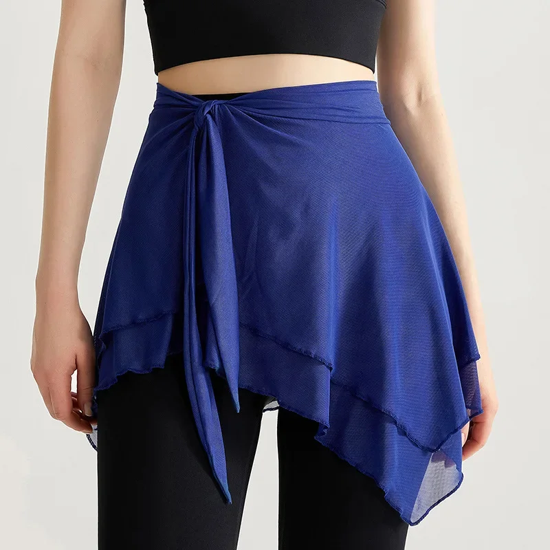 Женская сетчатая балетная юбка с запахом, асимметричная танцевальная юбка с шарфом, однотонная юбка-пачка для танцев для балета, йоги, защита от воздействия
Женская сетчатая балетная юбка с запахом, асимметричная танцевальная юбка с шарфом, однотонная юбка-пачка для танцев для балета, йоги, защита от воздействия