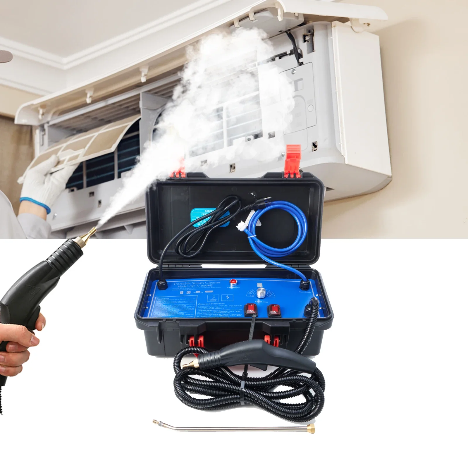 Good price handheld High Temperature steam washer surface self service car wash portable pressure steam cleaner for home use
Good price handheld High Temperature steam washer surface self service car wash portable pressure steam cleaner for home use
