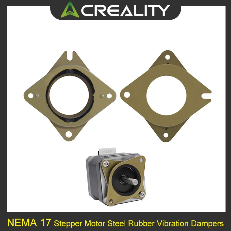 NEMA 17 Stepper Motor Steel Rubber Vibration Dampers for Creality CR 10, CR10S, Ender 3 and Other 3D Printers Parts
NEMA 17 Stepper Motor Steel Rubber Vibration Dampers for Creality CR 10, CR10S, Ender 3 and Other 3D Printers Parts