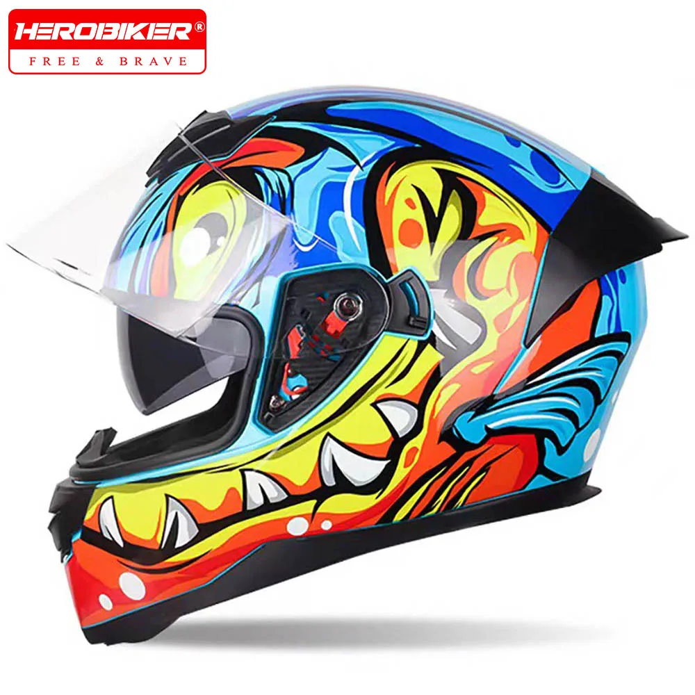 Racing Helmet Full Face Helmets Four Seasons Safety For Motorcycle Cover Cool Engine Integral Motorsiklet DOT Authentication
Racing Helmet Full Face Helmets Four Seasons Safety For Motorcycle Cover Cool Engine Integral Motorsiklet DOT Authentication