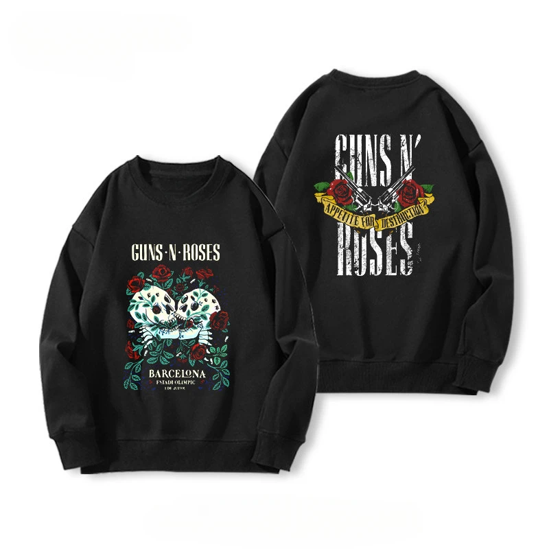 Популярная толстовка с круглым вырезом GUNS N ROSES для мальчиков, новый осенне-зимний стиль, флисовая одежда в американском ретро-рок стиле
Популярная толстовка с круглым вырезом GUNS N ROSES для мальчиков, новый осенне-зимний стиль, флисовая одежда в американском ретро-рок стиле