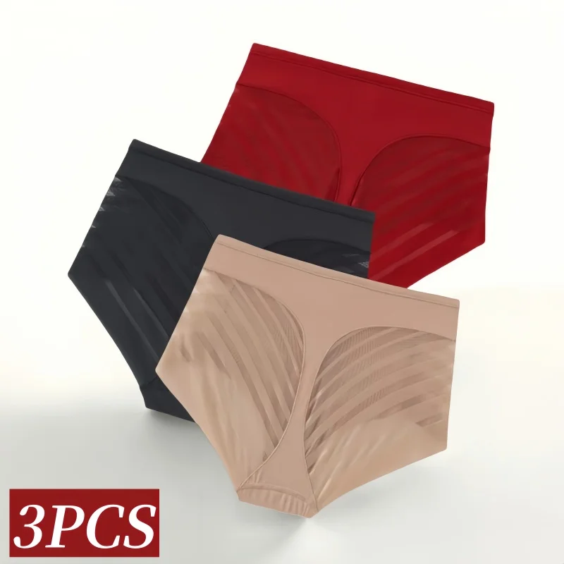 3Pcs/Set Shapewear Women Mid-Rise Shaping Briefs with Mesh Striped Back Plus Size Slimming Underwear Comfort Wear Panties M-3XL
3Pcs/Set Shapewear Women Mid-Rise Shaping Briefs with Mesh Striped Back Plus Size Slimming Underwear Comfort Wear Panties M-3XL