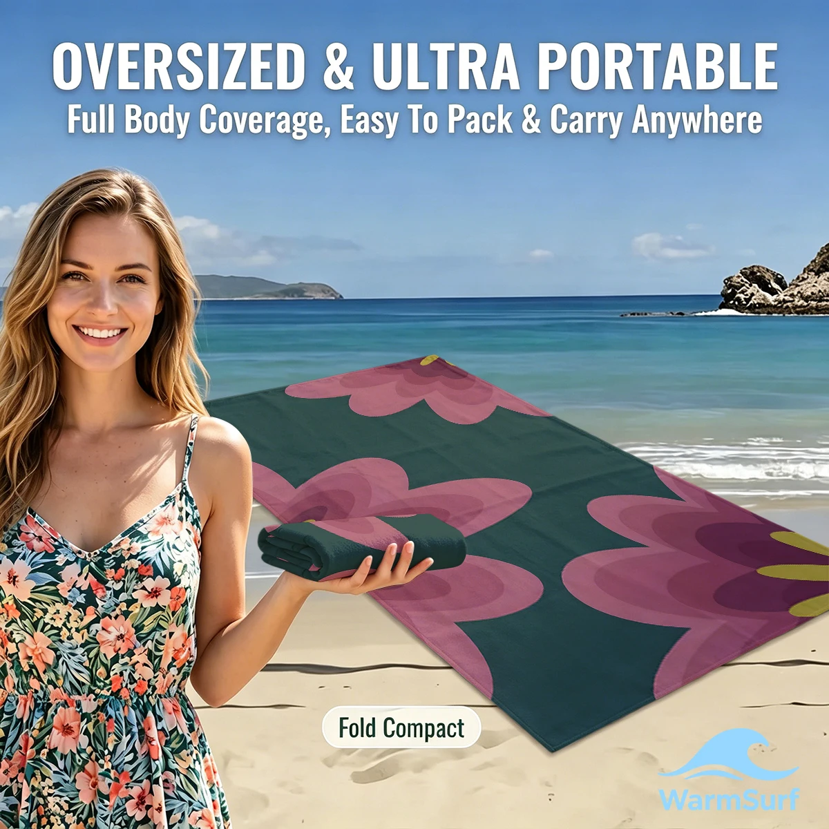 Dark Pink Bloom Quick Drying Beach Towels Ultra Lightweight Fast-drying Super Absorbent It is a must-have item for summer
Dark Pink Bloom Quick Drying Beach Towels Ultra Lightweight Fast-drying Super Absorbent It is a must-have item for summer