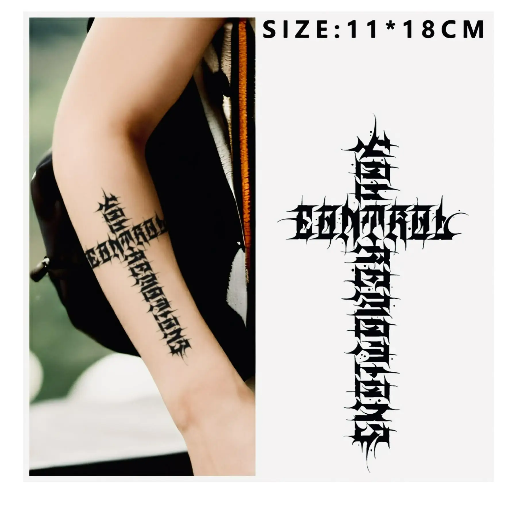 Ink Rhyme Cross Temporary Tattoos,Tattoo Stickers,Waterproof Long-Lasting 15 Days,Semi-Permanent Fake Tattoo,body art Men Women
Ink Rhyme Cross Temporary Tattoos,Tattoo Stickers,Waterproof Long-Lasting 15 Days,Semi-Permanent Fake Tattoo,body art Men Women