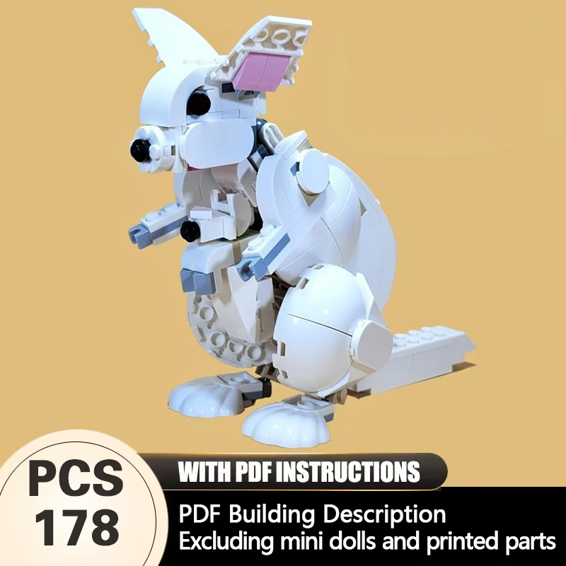 Creators Animal Series Model MOC Building Bricks White Marsupial Modular Technology Gifts Holiday Assemble Children Toys Suit
Creators Animal Series Model MOC Building Bricks White Marsupial Modular Technology Gifts Holiday Assemble Children Toys Suit