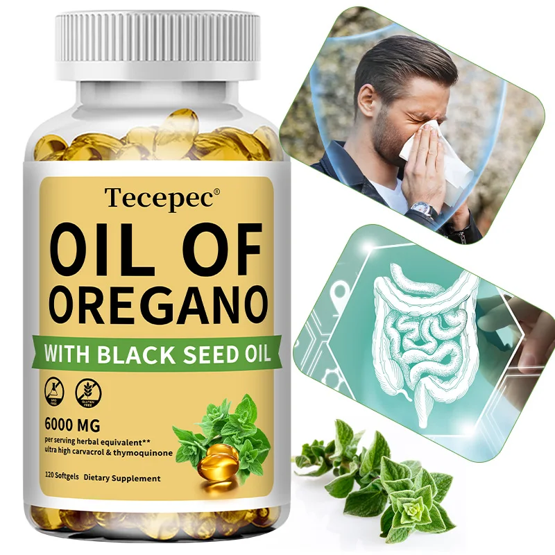 Oil of Oregano Supplement with Black Seed Oil Balanced Digestion and Gut Health
Oil of Oregano Supplement with Black Seed Oil Balanced Digestion and Gut Health