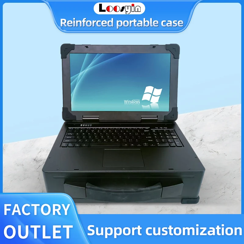 Top flap 15.6-inch portable integrated industrial server chassis Mobile workstation Ruggedized laptop chassis LVDS screen
Top flap 15.6-inch portable integrated industrial server chassis Mobile workstation Ruggedized laptop chassis LVDS screen