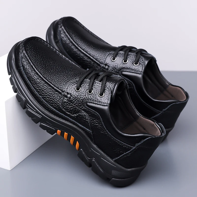 2025 New Handmade Genuine Leather Shoes 48 Men Loafers Soft Leather Men Thick Sole Casual Shoe Male Footwear Black Brown Slip-on
2025 New Handmade Genuine Leather Shoes 48 Men Loafers Soft Leather Men Thick Sole Casual Shoe Male Footwear Black Brown Slip-on