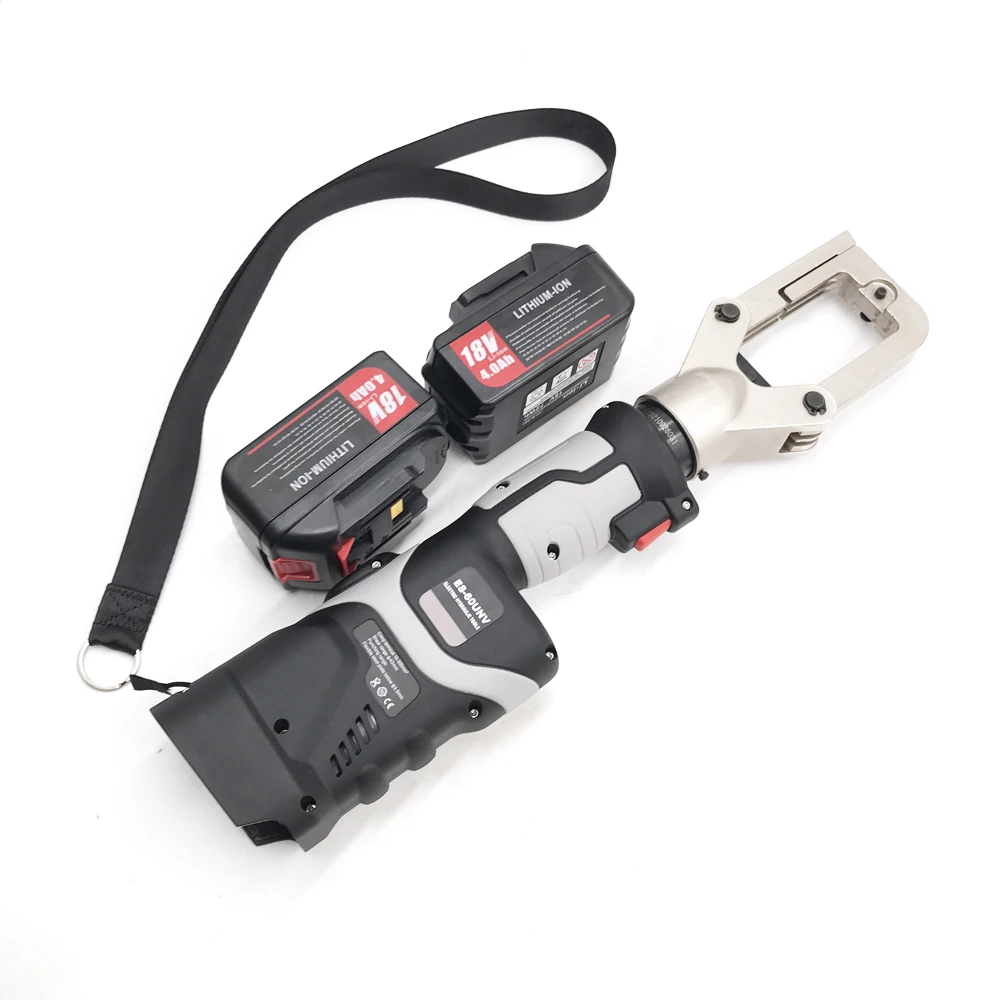 ES-60UNV Electric Hydraulic Crimping Tool 6T Battery Powered 3 In 1 Cable Cutting Crimping Punching Tool
ES-60UNV Electric Hydraulic Crimping Tool 6T Battery Powered 3 In 1 Cable Cutting Crimping Punching Tool