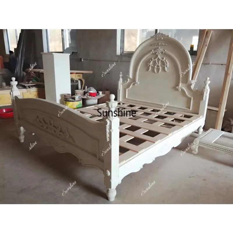 YFrench princess bed solid wood carving flower light luxury retro old, pastoral, rural
YFrench princess bed solid wood carving flower light luxury retro old, pastoral, rural