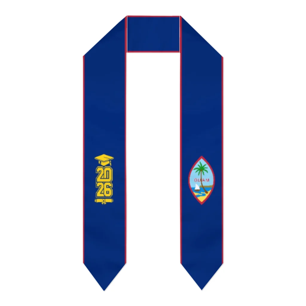 Class of 2026 Guam Flag Scarf Graduation Sash Stole International Study Abroad Adult Unisex Party Accessory Top Print
Class of 2026 Guam Flag Scarf Graduation Sash Stole International Study Abroad Adult Unisex Party Accessory Top Print