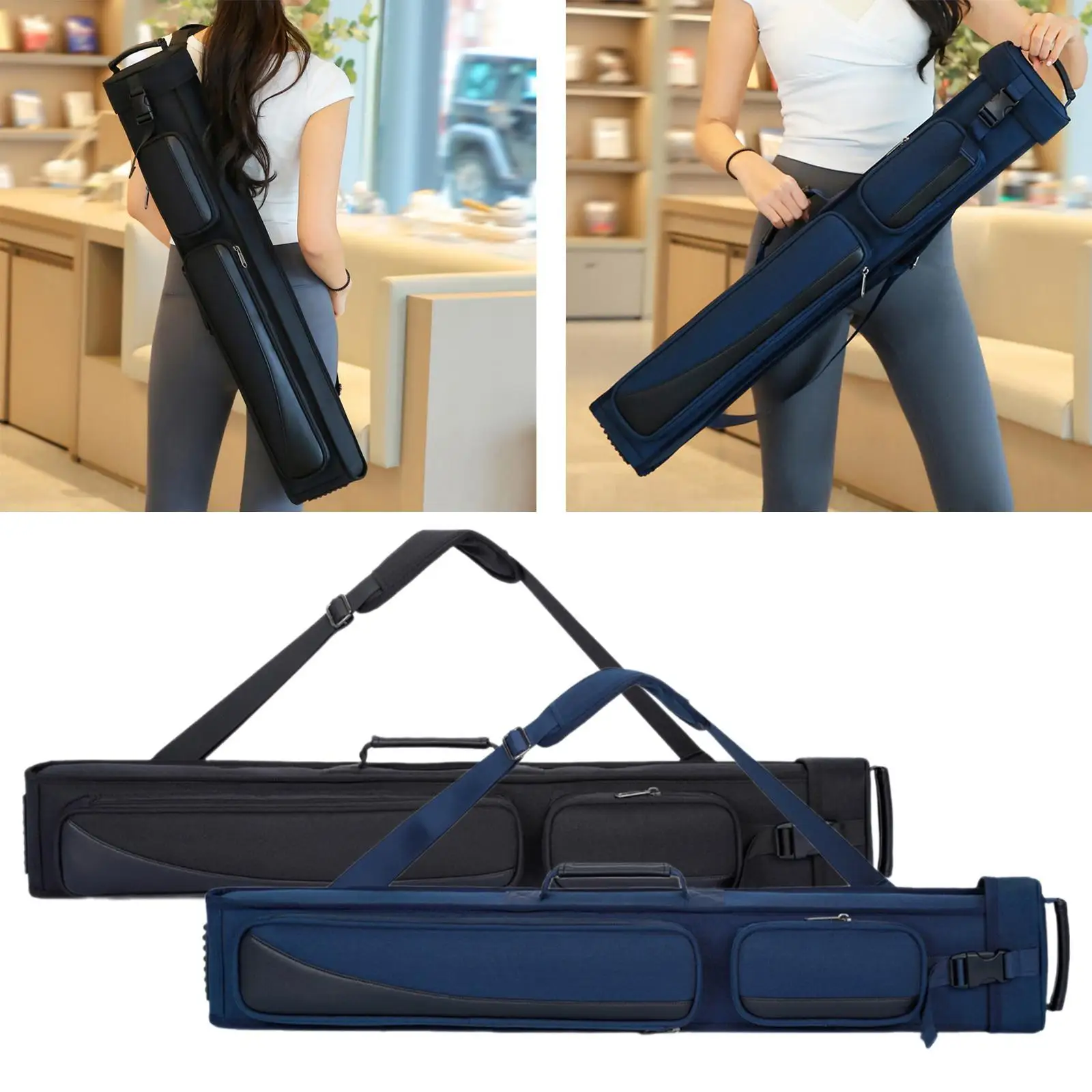 Oxford Cloth Pool Cue Case Cue Carry Bag Waterproof with Multi-pockets
Oxford Cloth Pool Cue Case Cue Carry Bag Waterproof with Multi-pockets