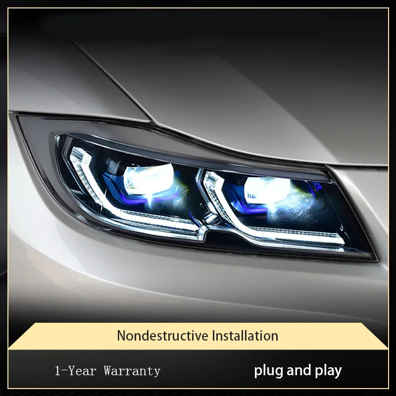 Новая стильная фара для BMW E90 316i 318i 320 328 330i 2005-2012, передняя лампа в сборе, деталь, задний динамический сигнал поворота
Новая стильная фара для BMW E90 316i 318i 320 328 330i 2005-2012, передняя лампа в сборе, деталь, задний динамический сигнал поворота