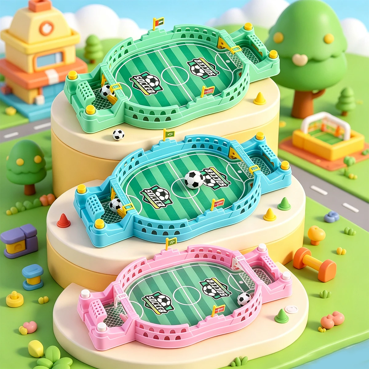 Mini Football Board Game Tabletop Soccer Toys, Foosball Desktop Sports Interactive Room Games Gifts for Kids
Mini Football Board Game Tabletop Soccer Toys, Foosball Desktop Sports Interactive Room Games Gifts for Kids