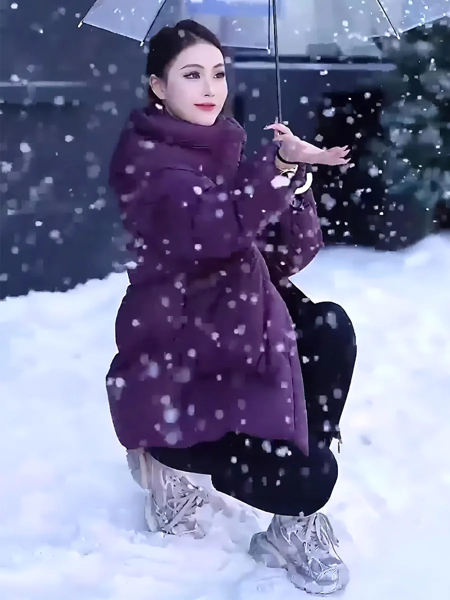 Женская зимняя куртка-пуховик Thiened белого цвета, с капюшоном, теплая, стандартной длины, без бренда
Женская зимняя куртка-пуховик Thiened белого цвета, с капюшоном, теплая, стандартной длины, без бренда