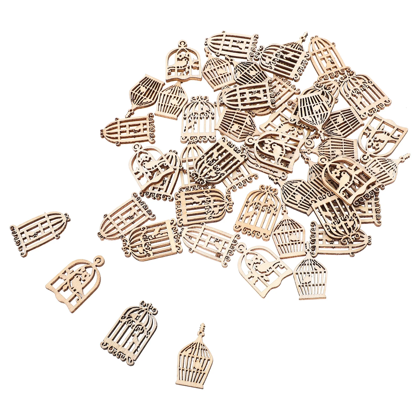 50 Pcs Wooden Bird Cages Hanging Decorations Exquisite Craft naments Festival Party Home Decoration Christmas Tree Doors
50 Pcs Wooden Bird Cages Hanging Decorations Exquisite Craft naments Festival Party Home Decoration Christmas Tree Doors