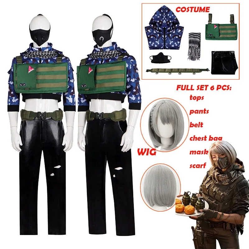 Cosplay Costume Mai Xiaowen Anime Game Delta Force Garena New outfit tops pants belt chest bag mask Full Set for Adults Fan art
Cosplay Costume Mai Xiaowen Anime Game Delta Force Garena New outfit tops pants belt chest bag mask Full Set for Adults Fan art